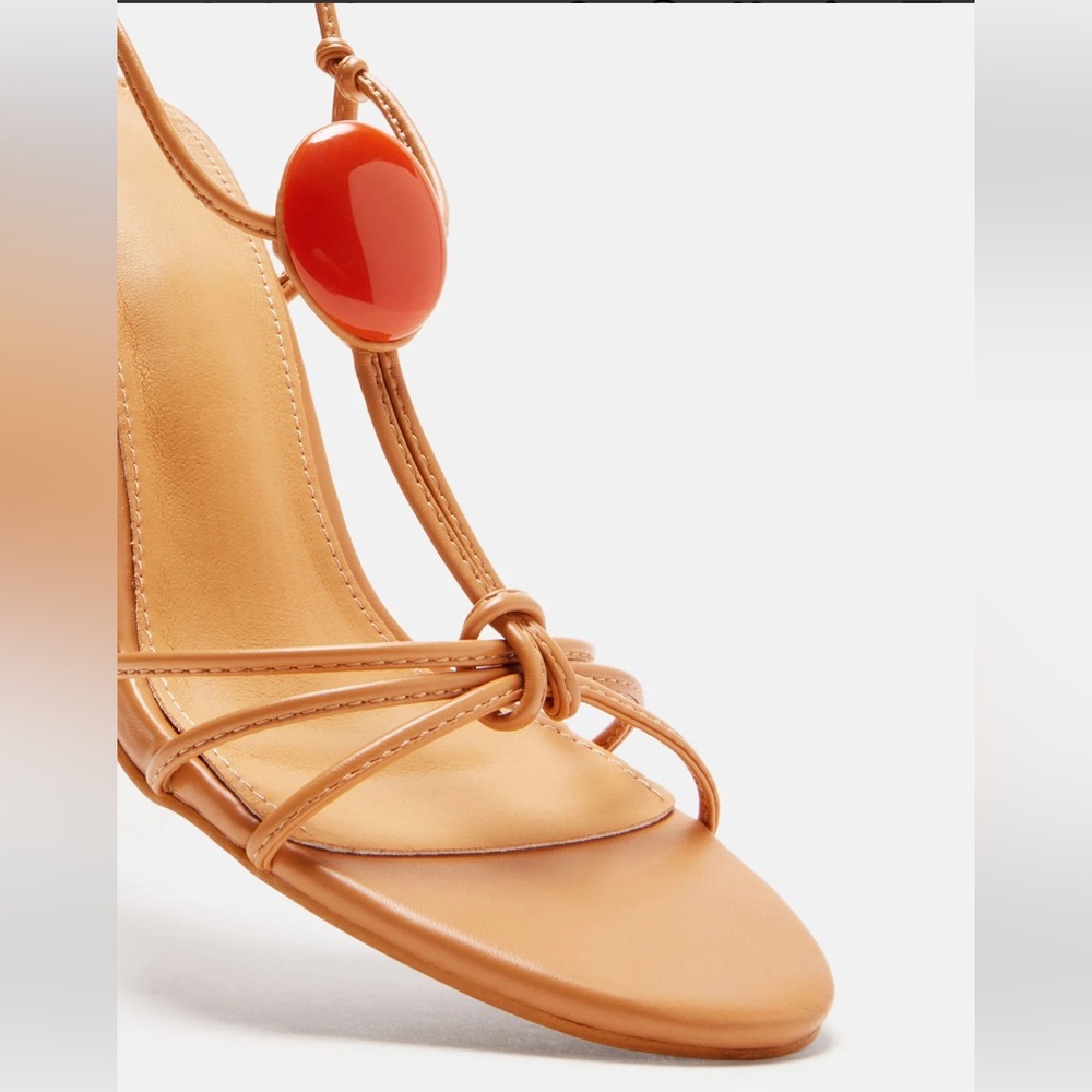 Bahama Mama Wrap Up Heels - Tan View 5